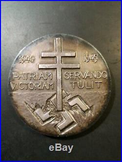 Ordre de la Libération Croix + médaille des compagnons André Brunel 1945