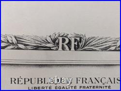 Ordre de la Santé Publique, fait Chevalier R. De Latouche 1949 52 x38 Cm