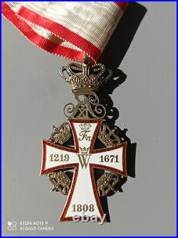 Ordre du Dannebrog, fondé en 1671, croix de commandeur
