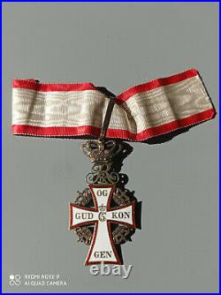 Ordre du Dannebrog, fondé en 1671, croix de commandeur