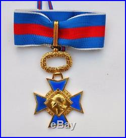 Ordre du Mérite Militaire, commandeur en vermeil et émail