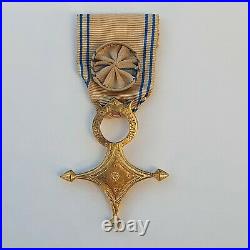 Ordre du Mérite Saharien, croix d'officier en vermeil