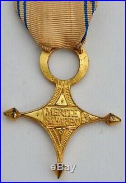 Ordre du Mérite Saharien, officier en vermeil