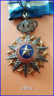 Ordre du Nichan El Anouar Cravate de commandeur Etat SUP
