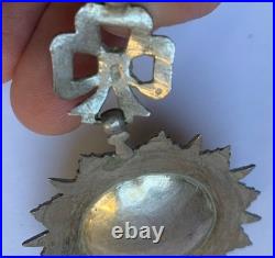 Ordre du Nichan Iftikhar Tunisie ancienne medaille militaire en argent