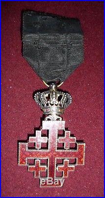 Ordre du Saint Sépulcre en argent à titre de chevalier