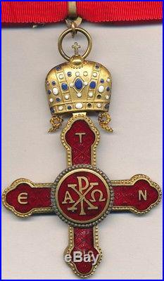 Ordre privé Constantinien de Saint Georges, croix de commandeur