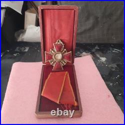 Ordre saint Anne, Russie imperial, bronze. Fabrication artisanale