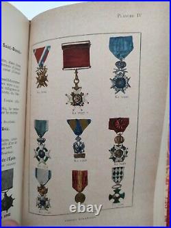 Ordres Decorations Medailles Livre Sculfort 1912 Musée de l'armée Ex-libris