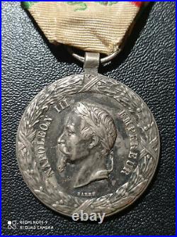 PL Superbe médaille de la campagne du MEXIQUE 1862 1863 french medal n°1
