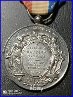 PL3 (E) Médaille ministère de la marine et des colonies 1883 french medal