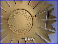 PLAQUE GRAND CROIX ORDRE du SOLEIL DU PEROU order of the sun of PERU