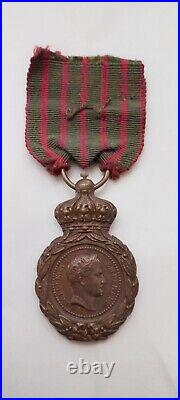Paire De Médailles Napoléon Légion D'honneur + Sainte-hélène
