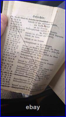 Passeport militaire Ek1 Ek2 Croix de fer 1+2 B. V. M. Cat. U. Genes. Komp. E. R