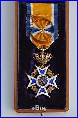 Pays Bas Ordre d'Orange Nassau, officier en or