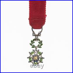 Petite médaille miniature de l'ordre de la Légion d'honneur d'époque 4eme répub