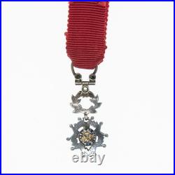 Petite médaille miniature de l'ordre de la Légion d'honneur d'époque 4eme répub