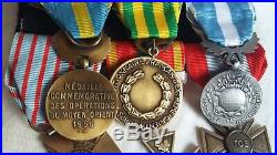 Placard 12 Medailles Parachutiste Indochine Suez Algerie Legion Etrangere Medal