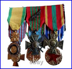 Placard Pla 007 Placard De 6 Decorations Militaires Guerre 1939-1945