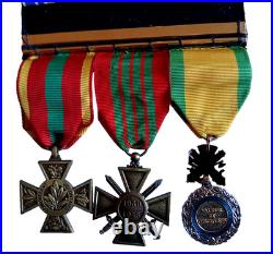 Placard Pla 007 Placard De 6 Decorations Militaires Guerre 1939-1945