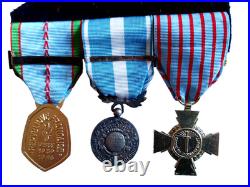 Placard Pla 008 Placard De 7 Decorations Militaires 1939-1945 Indochine