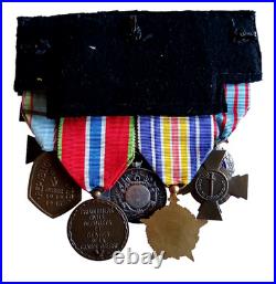 Placard Pla 009 Placard De 8 Decorations Militaires Guerre 1939-1945