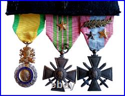 Placard Pla 009 Placard De 8 Decorations Militaires Guerre 1939-1945