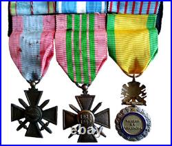 Placard Pla 009 Placard De 8 Decorations Militaires Guerre 1939-1945