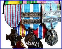 Placard Pla 009 Placard De 8 Decorations Militaires Guerre 1939-1945