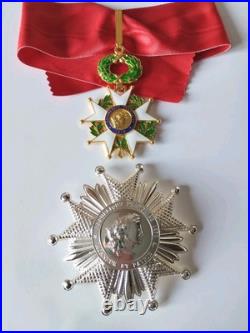 Plaque Grand Officier + Croix Commandeur Légion d'Honneur 1870 REPRODUCTION