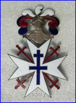 Plaque Medaille Ordre De La Croix De Lorraine Et Des Compagnons De La Resistance