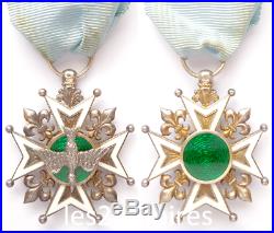Plaque Ordre Légion D'honneur Restauration & Croix Saint Esprit 1816 Louis XVIII