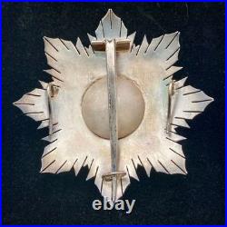 Plaque de Grand Croix en Argent Ordre de la Rédemption Africaine