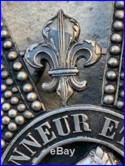 Plaque de Grand Officier Legion d'Honneur Restauration