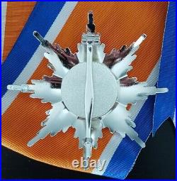 Plaque grand croix Ordre d'Orange Nassau Pays-Bas Order Netherlands TBE