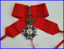 Portugal Ordre Militaire du Christ, croix de commandeur en vermeil, centres or