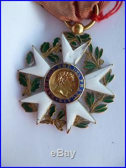 Premier Empire Légion d'Honneur Officier 1er Type 1804 en OR grosse tête
