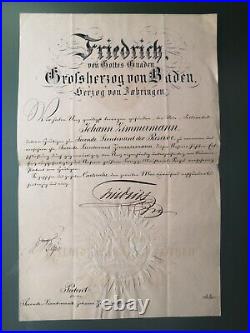 Prusse Ensemble De 13 Brevets & Documents Capitaine Infanterie Strasbourg Alsace