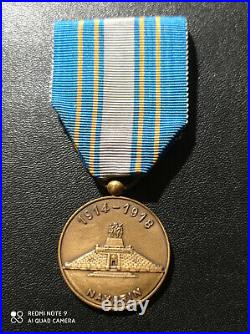 Q8/0 Belle médaille militaire Navarin CHAMPAGNE guerre 14 18 French medal