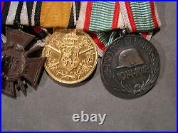 Quatre Medailles Allemande Croix De Fer Poilus 14/18 Ww1