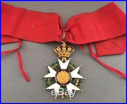 RARE Commandeur de la Légion d'Honneur période Restauration en or Superbe