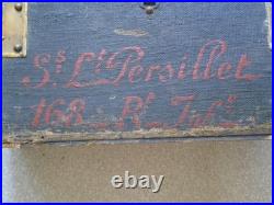 RARE MALLE OFFICIER. S/Lt. 168em RI. LES LOUPS DU BOIS LEPRETE. 1914.18