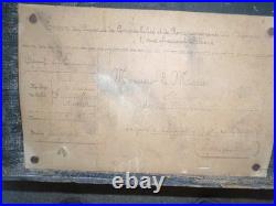RARE MALLE OFFICIER. S/Lt. 168em RI. LES LOUPS DU BOIS LEPRETE. 1914.18