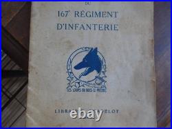 RARE MALLE OFFICIER. S/Lt. 168em RI. LES LOUPS DU BOIS LEPRETE. 1914.18