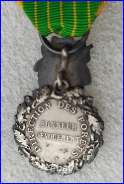 RARE MEDAILLE HONNEUR DES EAUX ET FORETS 2e MODELE 1er TYPE direction des forets