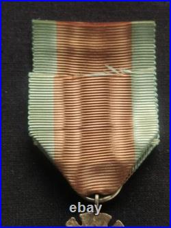 RARE MÉDAILLE MILITAIRE 3ème RÉPUBLIQUE, 1870 Type 2 MODÈLE À ANNEAU MOBILE