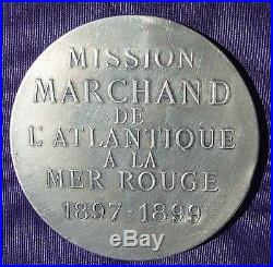 RARE MEDAILLE MISSION MARCHAND ATLANTIQUE à la MER ROUGE pour membre expédition