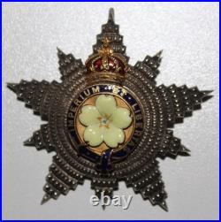 RARE MÉDAILLE PRIMROSE League Star décernée pour service exceptionnel. ATTRIBUÉE