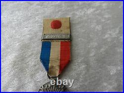RARE Médaille Ordre du Trésor Sacré Société France Japon 1914/ 1918 WWI argent