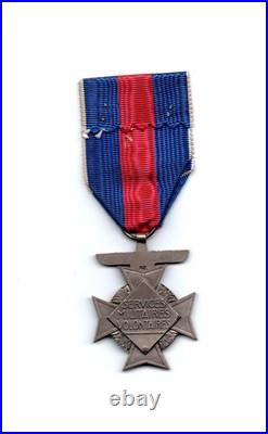 RARE Médaille des SERVICES MILITAIRES VOLONTAIRES Modèle AIR 2ème classe